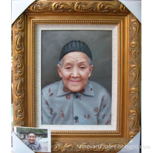 handmae custom made portrait art oil painting